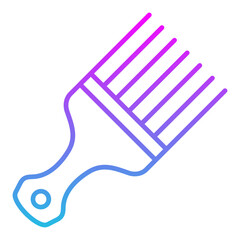 Afro comb Icon