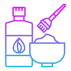 Hair dye kit Icon