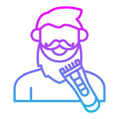 Beard trimming Icon