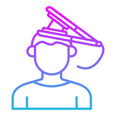 Hair straightener Icon