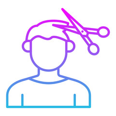 Hair cut Icon