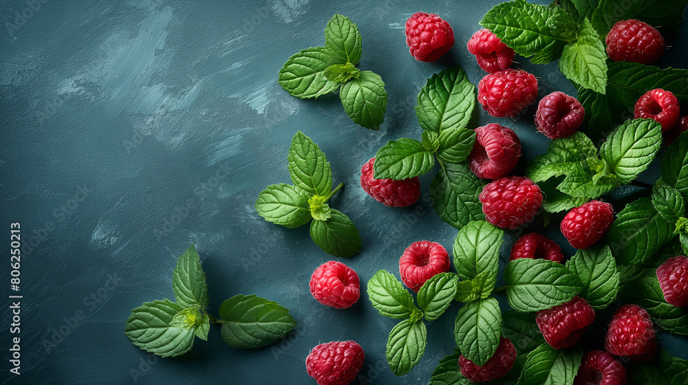 Wall mural strawberries