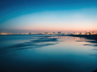 Fototapeta premium sunset over the sea