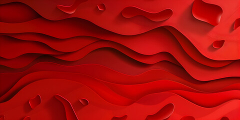 Red wavy wallpaper for iphone and android.