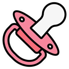 Pacifier  Icon Element For Design