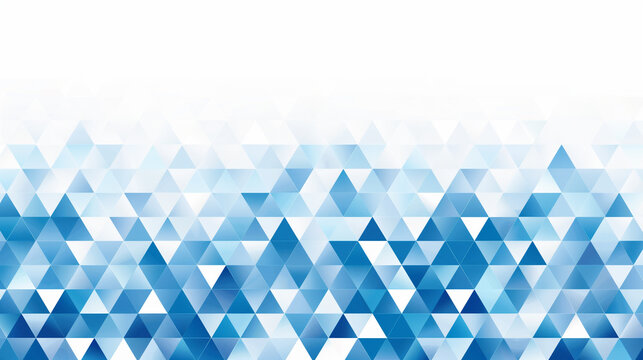blue background blue and white background with blue triangles. The blue and white color scheme gives a sense of calmness and serenity. The blue triangles are arranged in a way that creates a sense of - Powered by Adobe