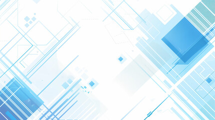 A blue and white background with a lot of lines and squares. The background is very abstract and has a futuristic feel to it