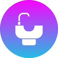 Hair wash sink Icon