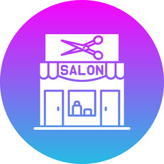 Hair salon Icon - obrazy, fototapety, plakaty