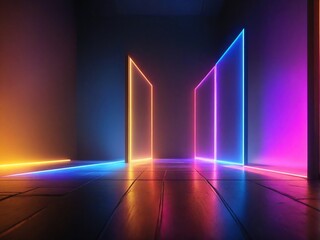 Fototapeta premium background with lights