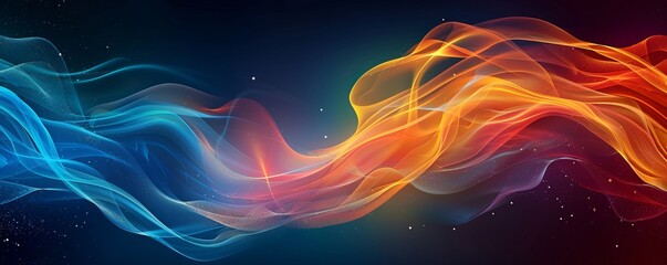 Fototapeta premium Colorful Swoosh Background