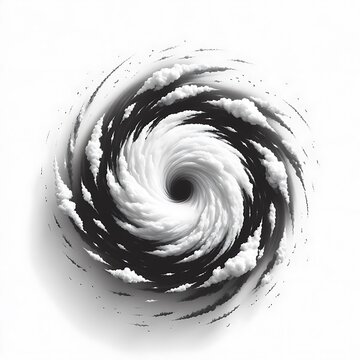 Cyclone hurricane tornedo illustration disaster whirpool