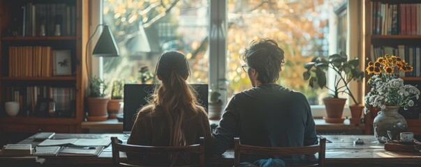 Couple Working From Home