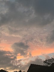 sky after rainy day