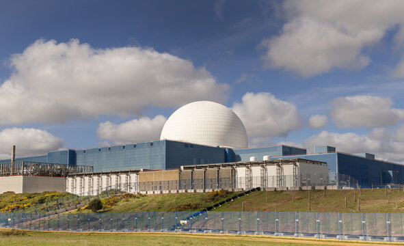 Sizewell B nuclear power station, next to the site of the forthcoming Sizewell C power station. April 18th 2024, Sizewell, Suffolk. UK