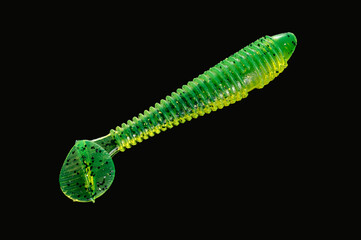 silicone fishing lures. fishing by spinning
