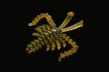 silicone fishing lures. fishing by spinning
