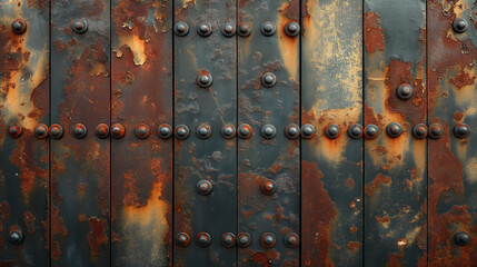 old metal door