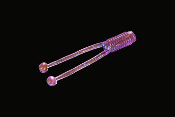 silicone fishing lures. fishing by spinning