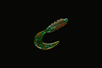 silicone fishing lures. fishing by spinning