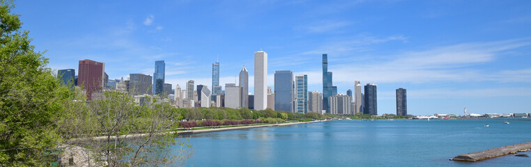 Big City Skyline along the waterfront