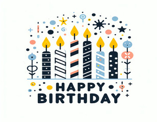 Birthday card design 