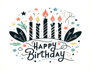 Birthday card design 