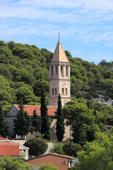 church near Tisno, island Murter, Croatia