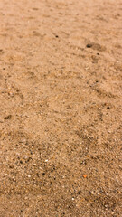 Beach sand and the sound of waves