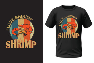 Shrimp t-shirt design