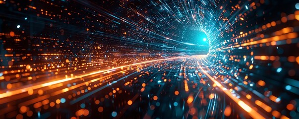 Immerse yourself in the mesmerizing world of digital dreams, where vibrant hues dance in harmony, illuminating the path to a future filled with endless possibilities.