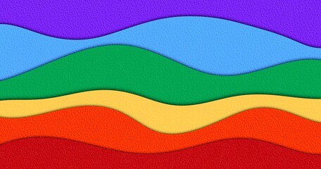 Rainbow background, red, orange, yellow, green, blue, purple. Pride Month Colorful And Rainbow Background.