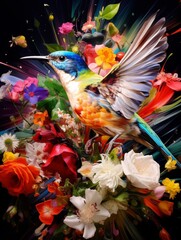 Exotic Flowers Take Flight as Birds
