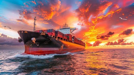Fototapeta premium Efficient supply chain management. streamlined inventory and swift lead time optimization