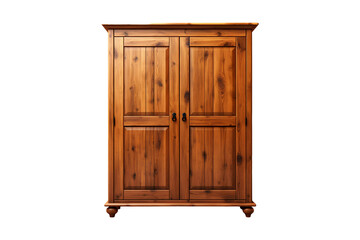 Cupboard isolated on transparent background.