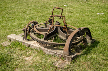 old farm tractor