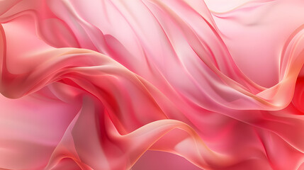 Obraz premium Ethereal Pink Swirls of Silk-Like Texture
