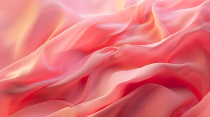 Obraz premium Ethereal Pink Swirls of Silk-Like Texture