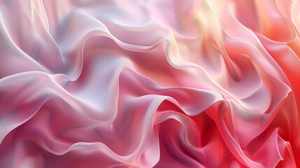 Fototapeta premium Ethereal Pink Swirls of Silk-Like Texture