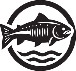 Fishing Fish Lure Logo Design  Fish logo