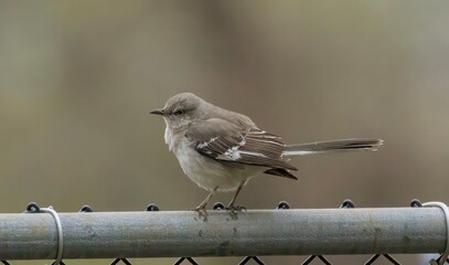sparrow on a fence