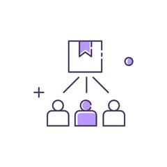Predictive Demand Forecasting Vector Icon Design