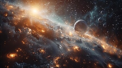 Obraz premium The vastness of space is awe-inspiring