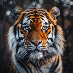 portrait photo of a bengal tiger, wildlife photography