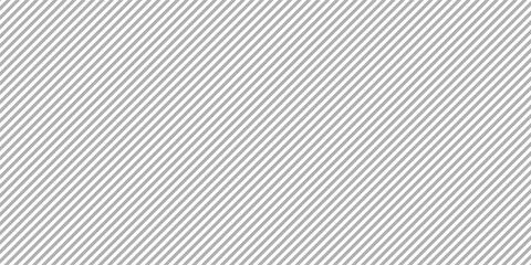 Diagonal lines on white background, seamless repeatable texture, rows of slanted gray lines, stripes grid, mesh pattern with dashes