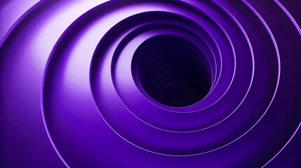 Obraz premium A purple spiral with a light inside.