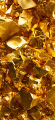 Fototapeta premium Gold flakes background - stock photo.