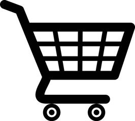 vector shopping cart pictogram