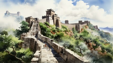 Fototapeta premium The Great Wall of China, Badaling Section