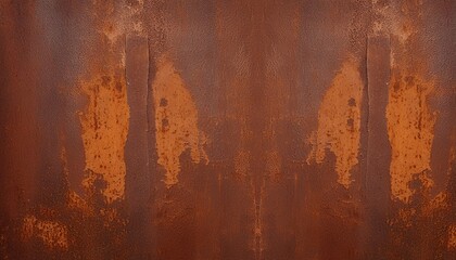 grunge rusty orange brown metal corten steel stone background texture banner panorama